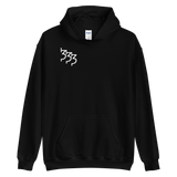 Three - Thirty - Three - White Logo "Snakes" Hoodie